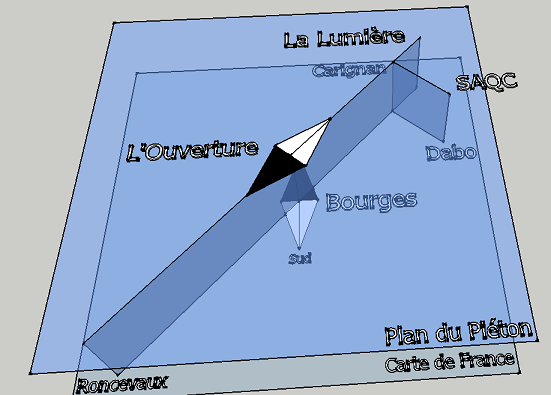 Solutions selon Simon : Représentation graphique de mon hypothèse de la 500 s'ajoutant à celles qui précèdent.